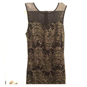 Sparkle & Fade black and gold dress
